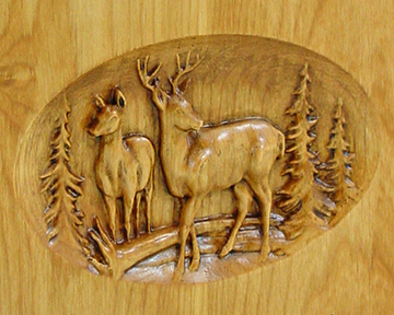 Whitetail Deer Urn